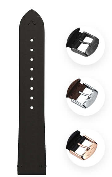 LAB by LAB Copenhagen Watch Strap Black Calf Leather