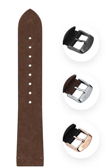 LAB by LAB Copenhagen Watch Strap Chocolate Brown Suede